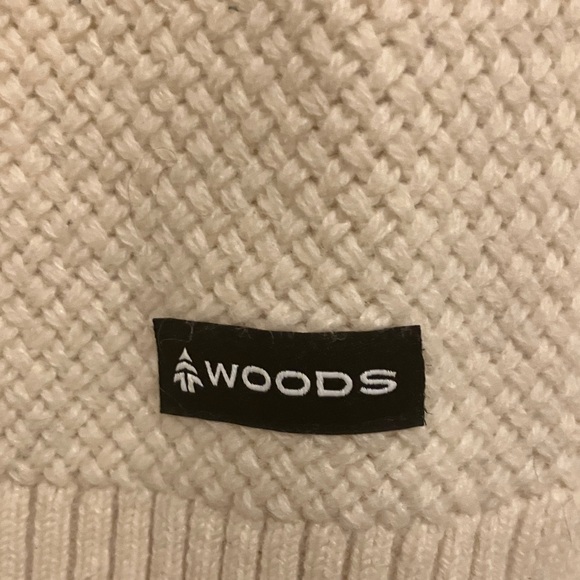 Sz L Woods Cream Knitted Sweater - Picture 4 of 4